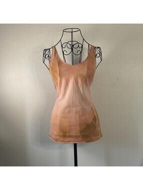 Handmade Tie Dye Brown Orange Tan EarthyTank